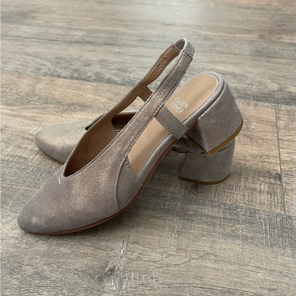 New Eileen Fisher Gals Slingback Pump size 6